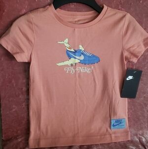 🆕️ Nike Kids' Coral 'Fly Nike' Tee